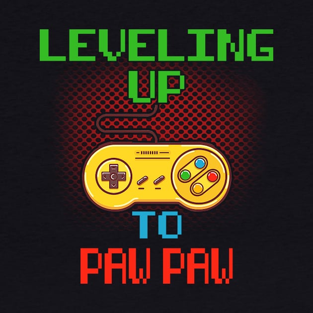 Promoted To Paw Paw T-Shirt Unlocked Gamer Leveling Up by wcfrance4